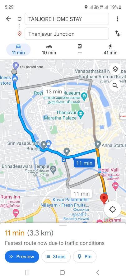 Tanjore Home Stay Thanjavur Eksteriør bilde